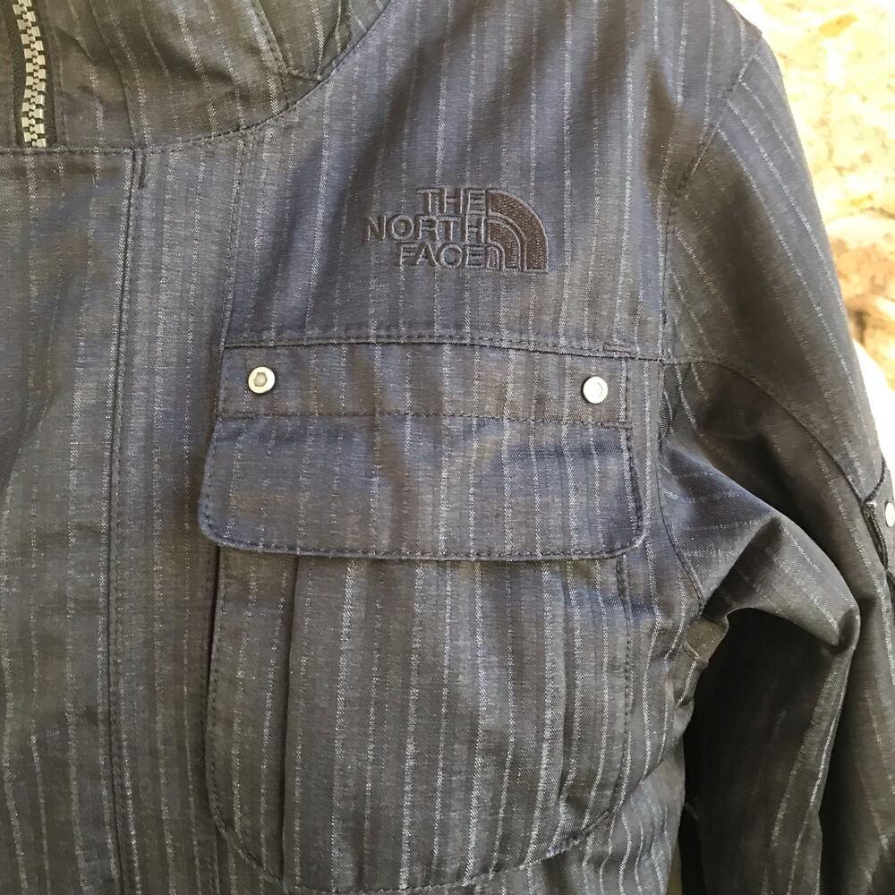 North Face Full Zip Black Winter Quilted Lined Jacket Women's Size Small - Picture 5 of 13